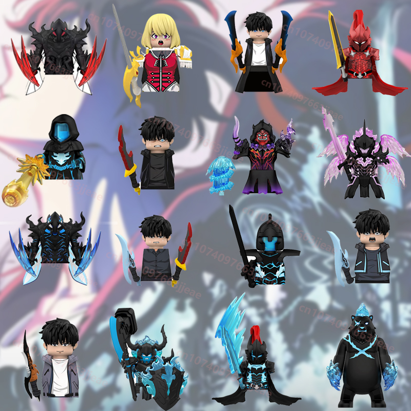 Anime Merchandise Solo Leveling - НОВЫЙ 6/8/16 шт. Solo Leveling Sung