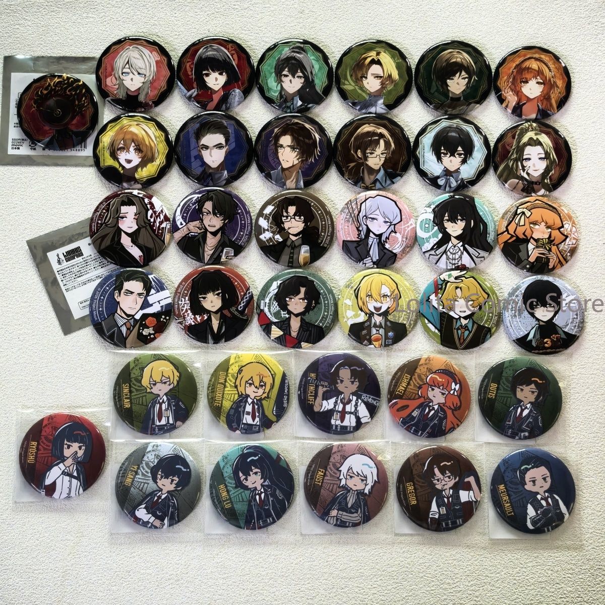 Anime Merchandise Companies - Официальные японские товары Limbus Company: значок-брошь