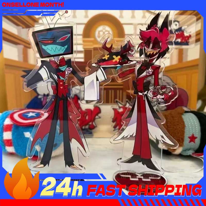 2 шт. Hazbin аниме периферийны – обзор и цена Acrylic Stand Figure