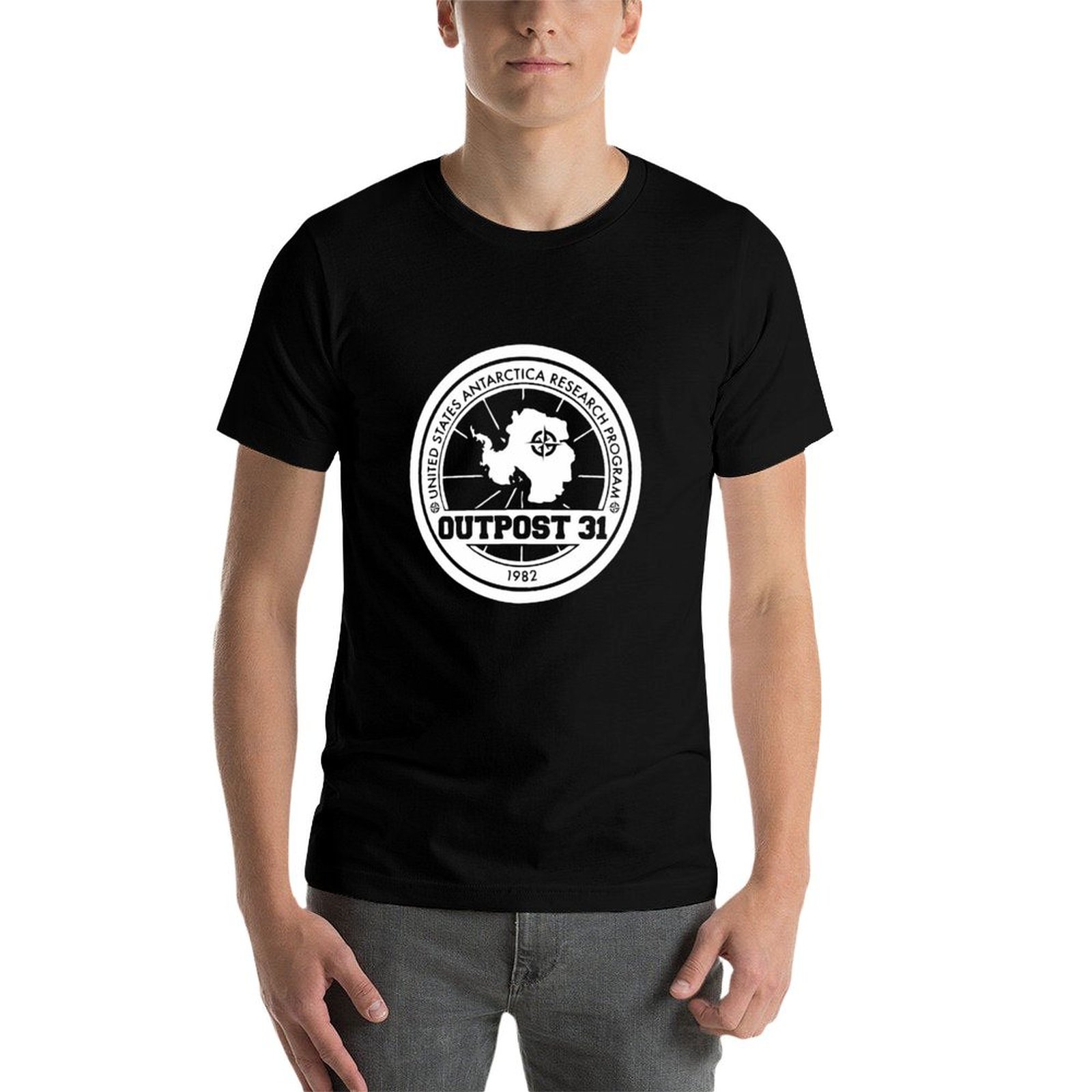 Футболка Outpost 31 Logo MERCH – обзор и цена Anime Merchandise T Shirt